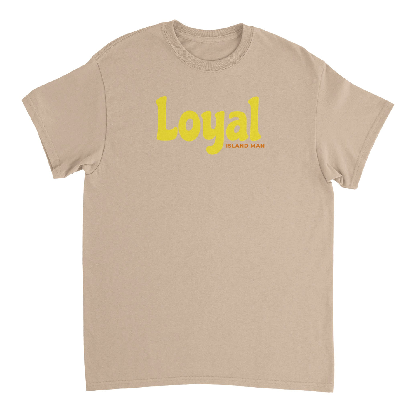 Loyal Island Man Text - Heavyweight Unisex Crewneck T-shirt