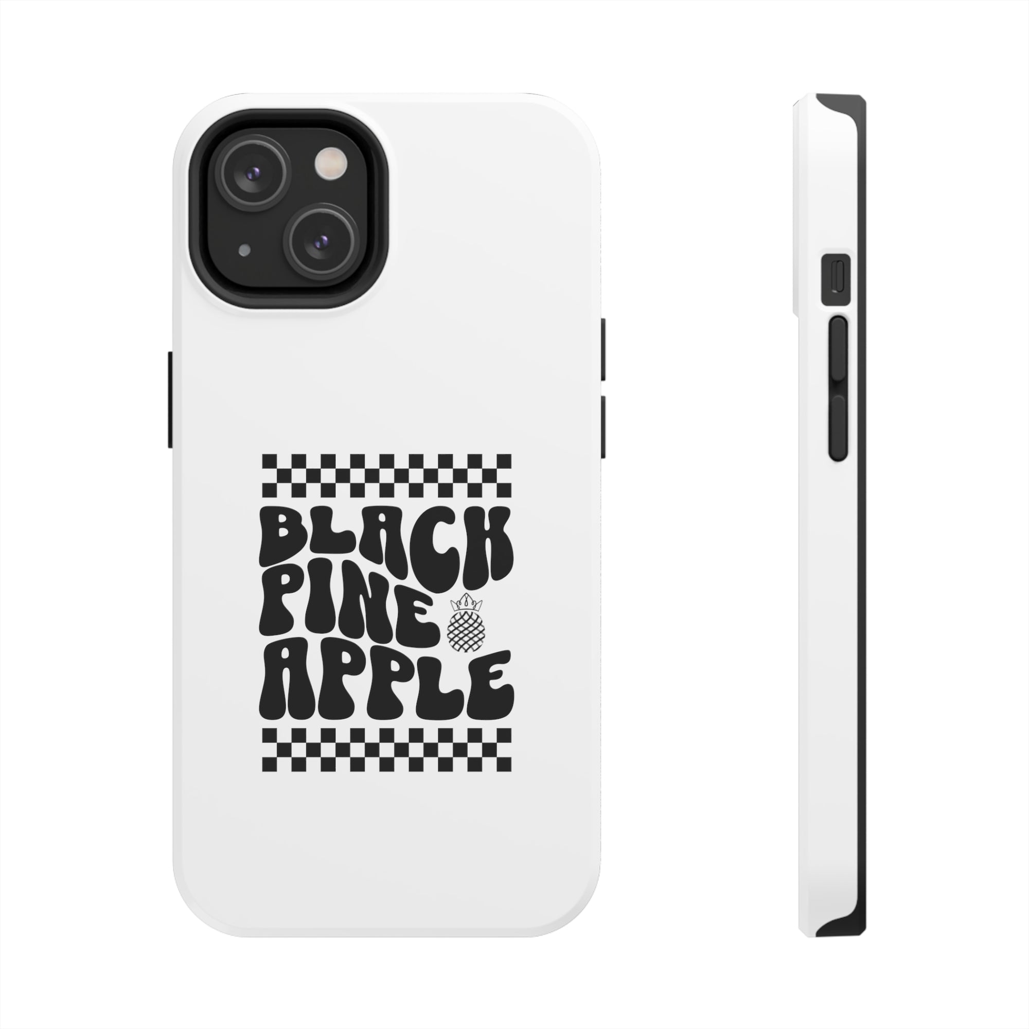 Black Pineapple Race - Tough Phone Cases