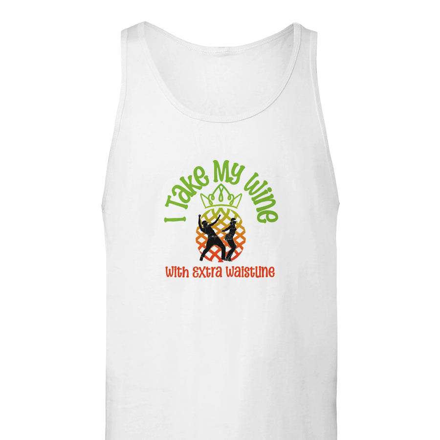 I Take My Wine - Premium Unisex Tank Top