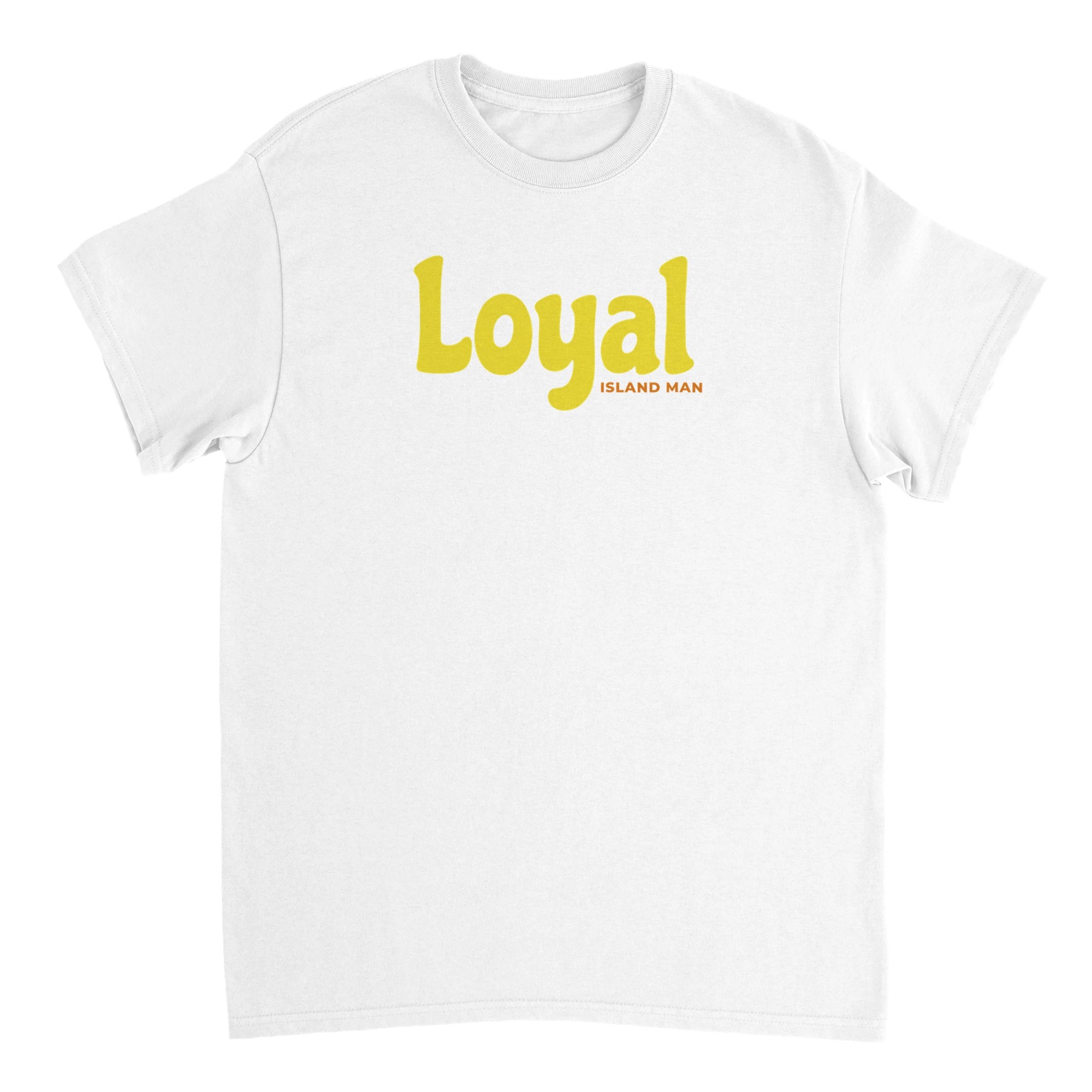 Loyal Island Man Text - Heavyweight Unisex Crewneck T-shirt