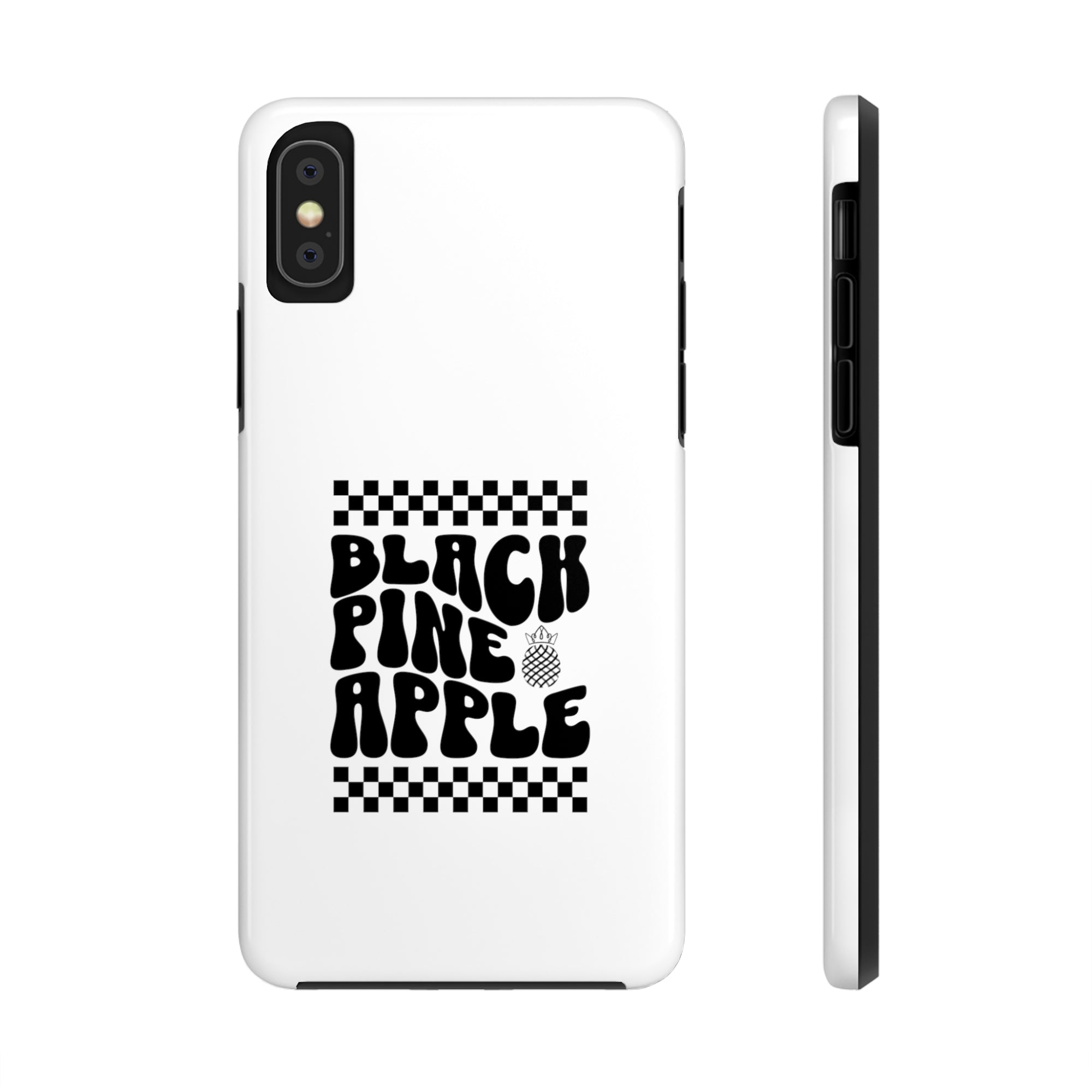 Black Pineapple Race - Tough Phone Cases